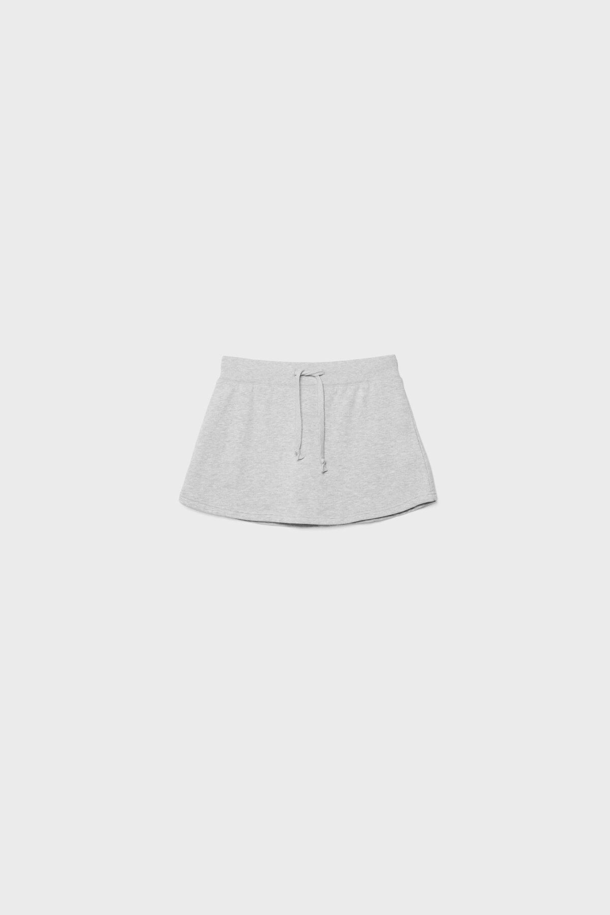 Stradivarius-Plush skort with drawstrings 5