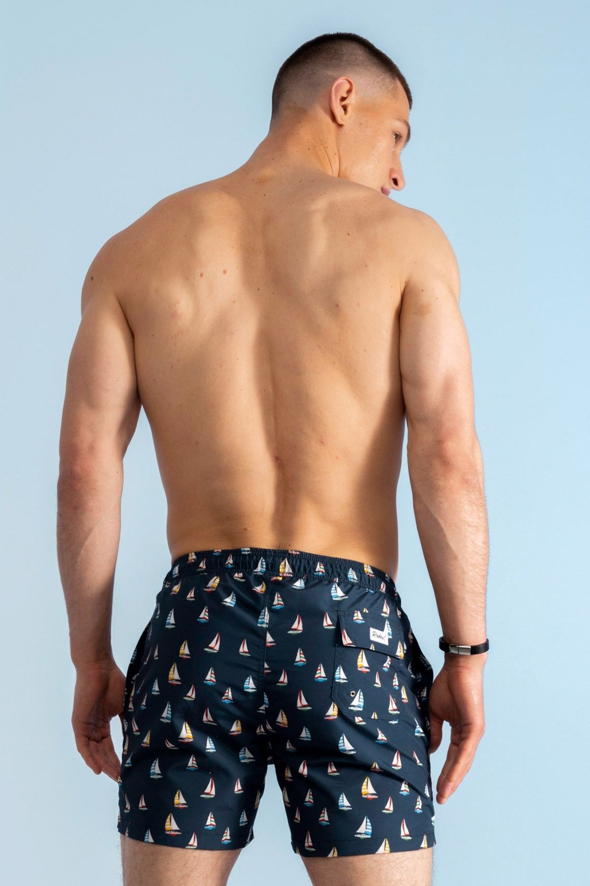 redowl-Sailing Patterned Small Sea Shorts 2