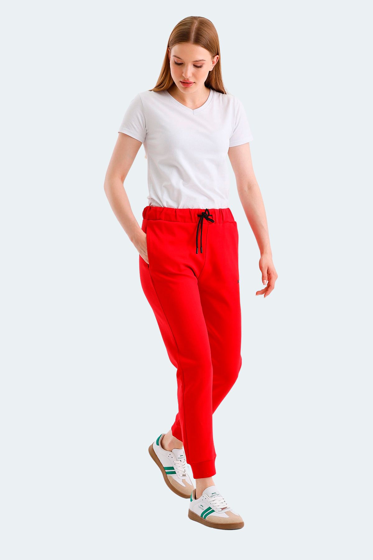 Slazenger-Red Veteran Women's Sweatpants 7