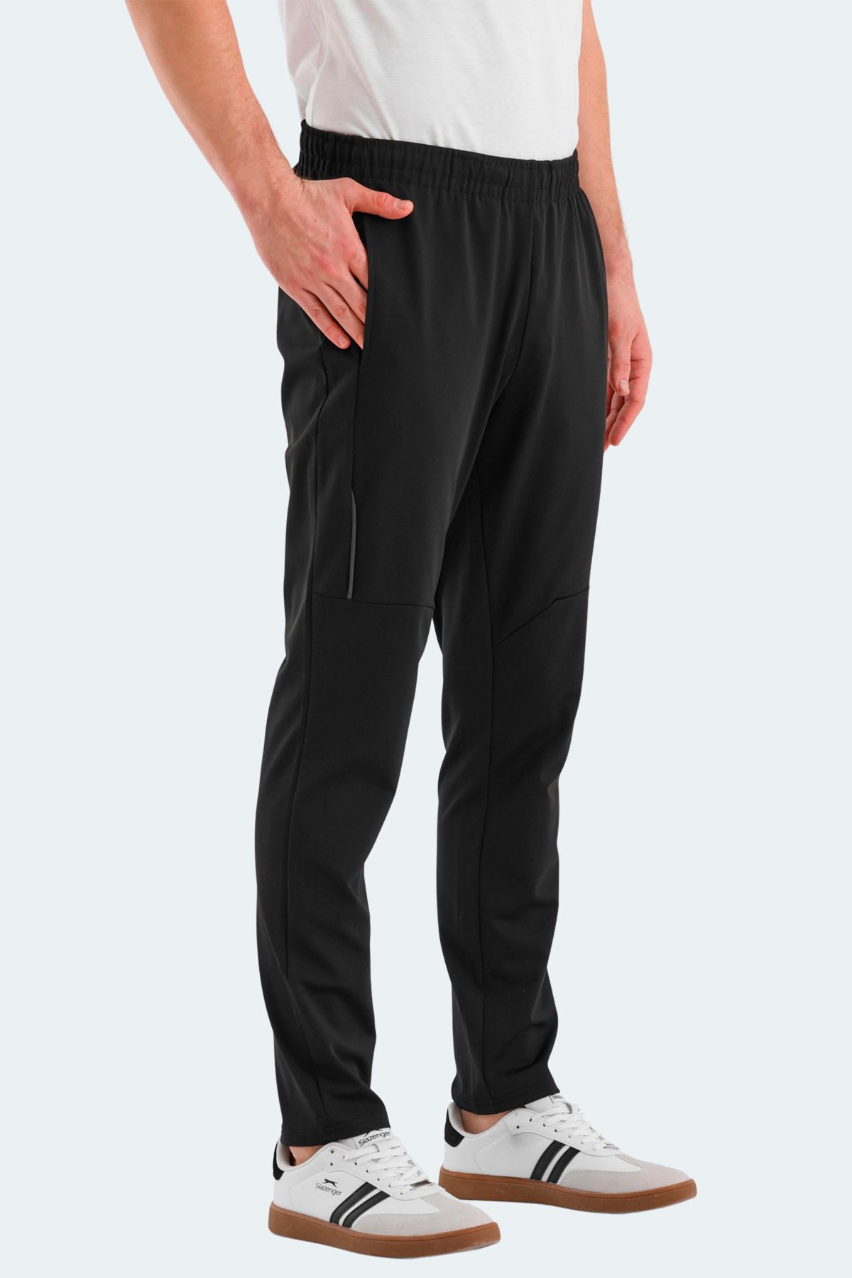 Slazenger-Black Rolo Men's Sweatpants 3