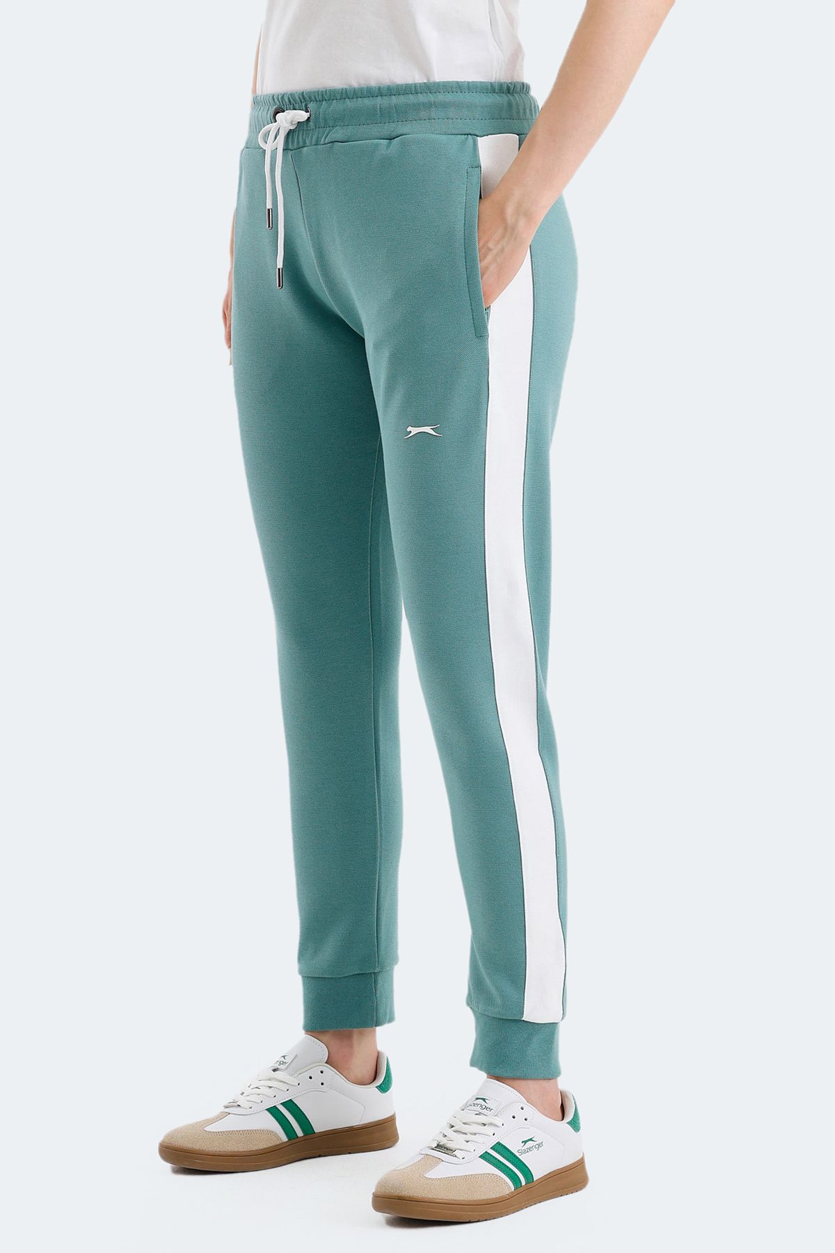 Slazenger-Green Veva Women's Sweatpants 1