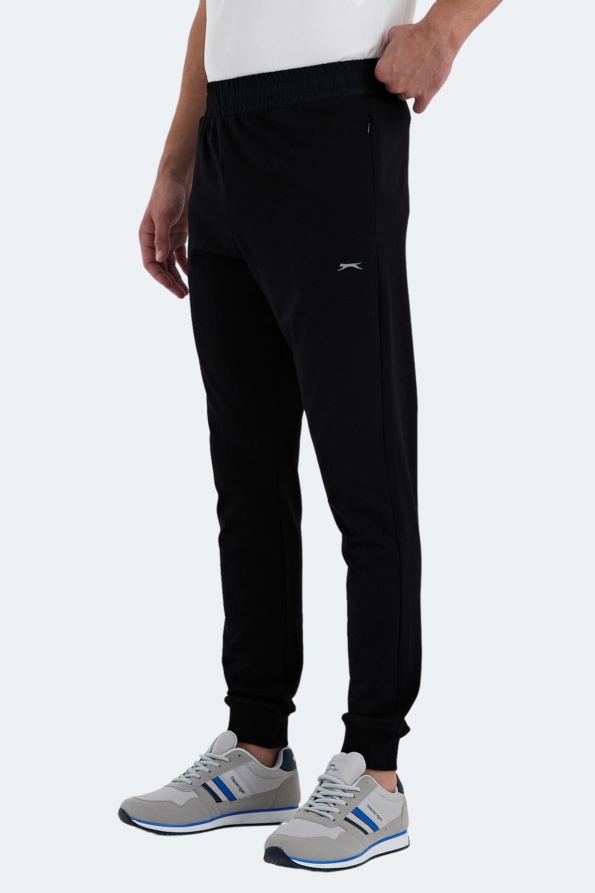 Slazenger Pantaloni De Trening Pentru Bărbați Rajko Negri Masculin - XL