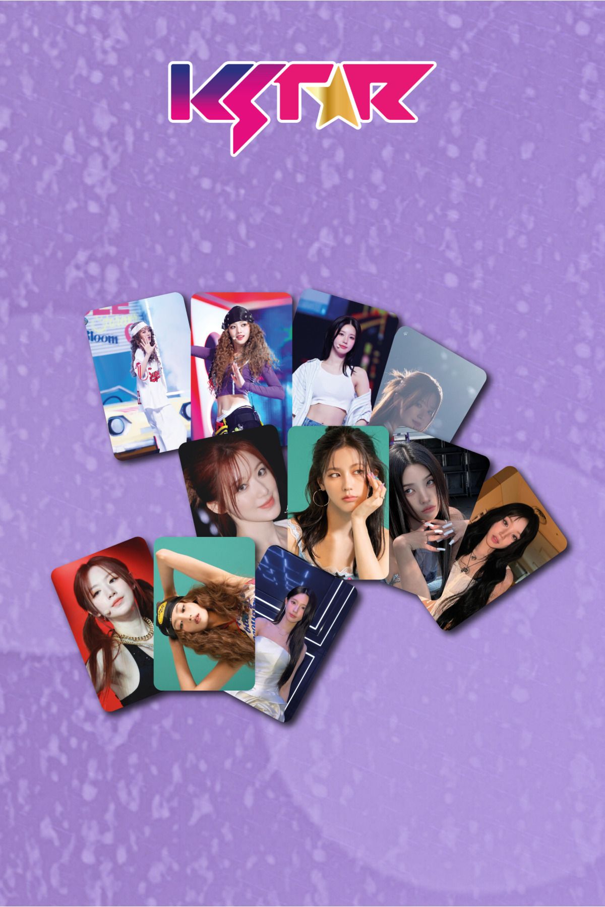 KSTAR-Gidle 55 Pieces Premium Photocards Set 2