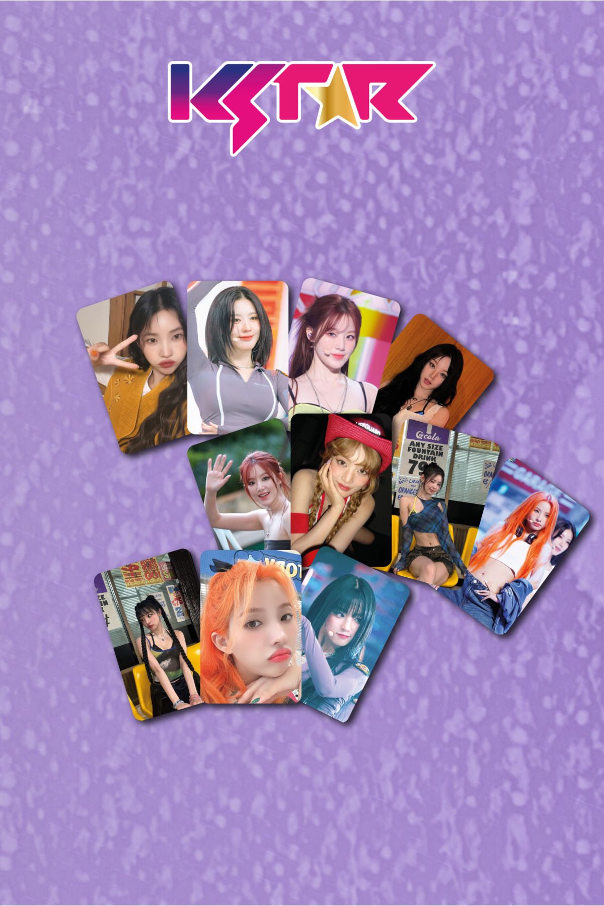 KSTAR-Gidle 55 Pieces Premium Photocards Set 5