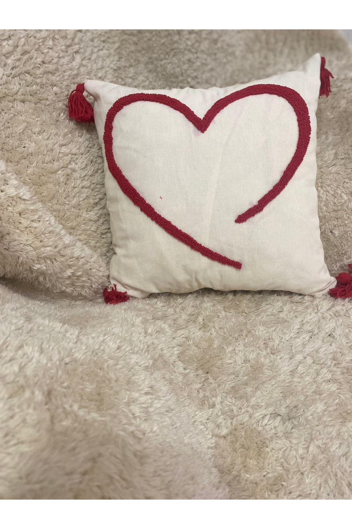 Meltuhome-Special Handmade Special Design Punch Throw Pillow Covers for Valentine's Day 3