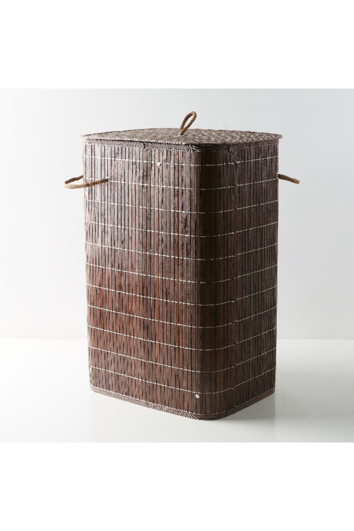 Home Box-Knock Down Rectangular Bamboo Laundry Basket 6