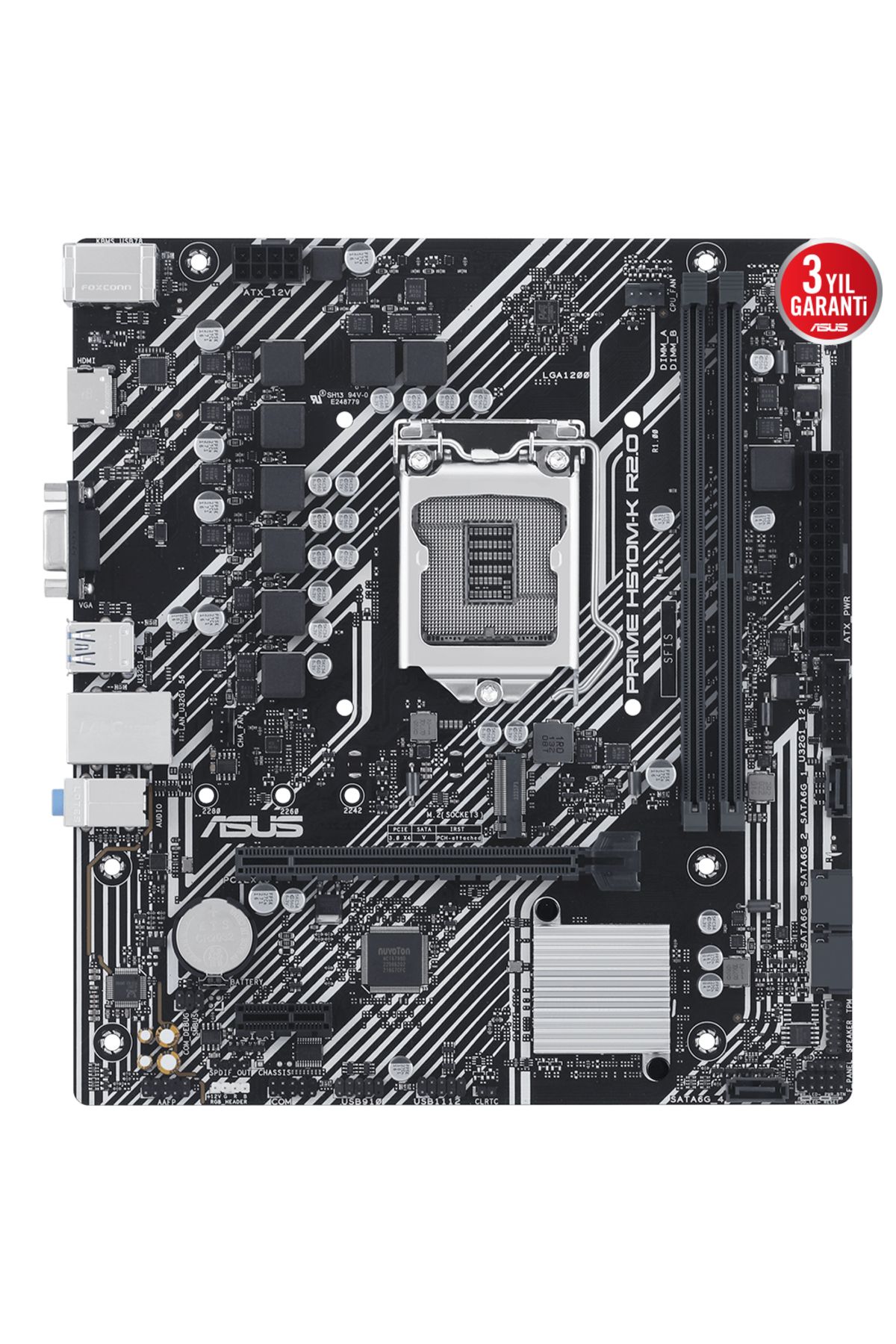 ASUS-Prime H510M-K DDR4 3200MHz OC) M.2 Matx 1200P - المنسوجة المضادة للمديرية 2