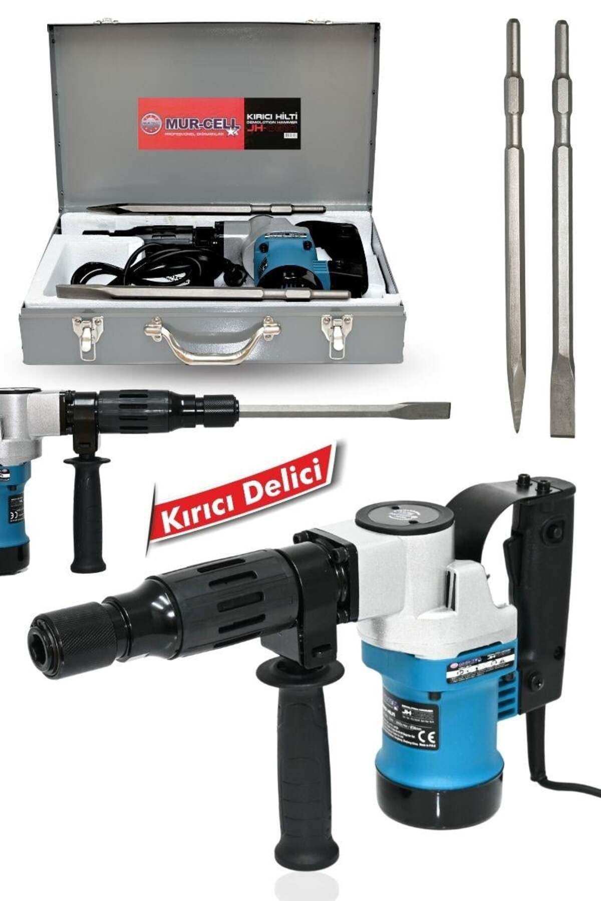 Mur-Cell Jh-0810 800w 38mm Profesyonel Pnömatik Kırıcı Delici