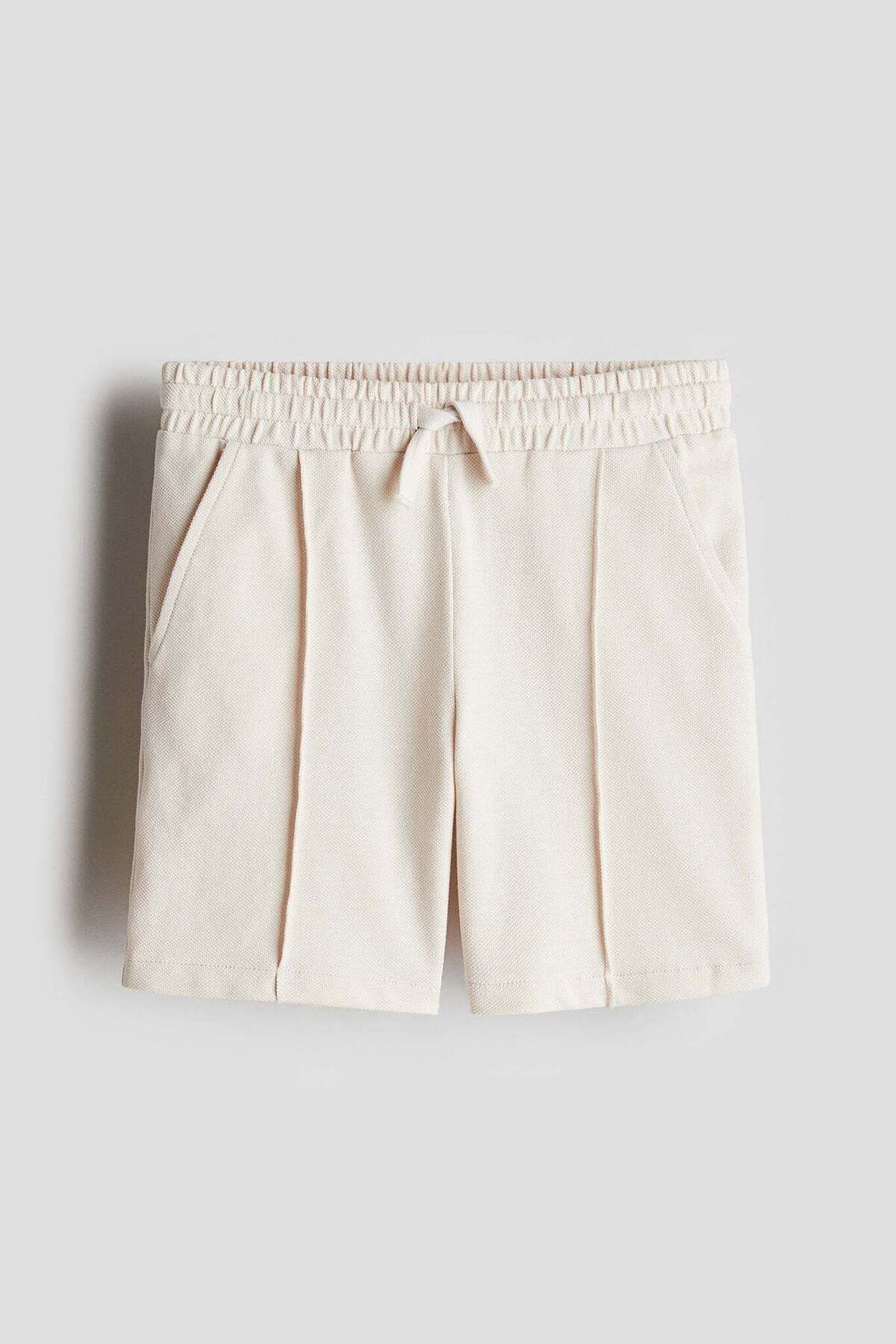 H&M-Cotton piqué shorts 1