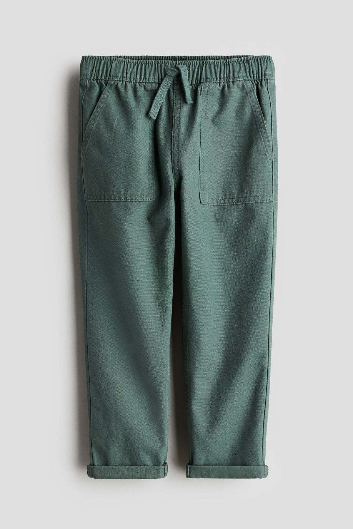 H&M-Cotton canvas joggers 6