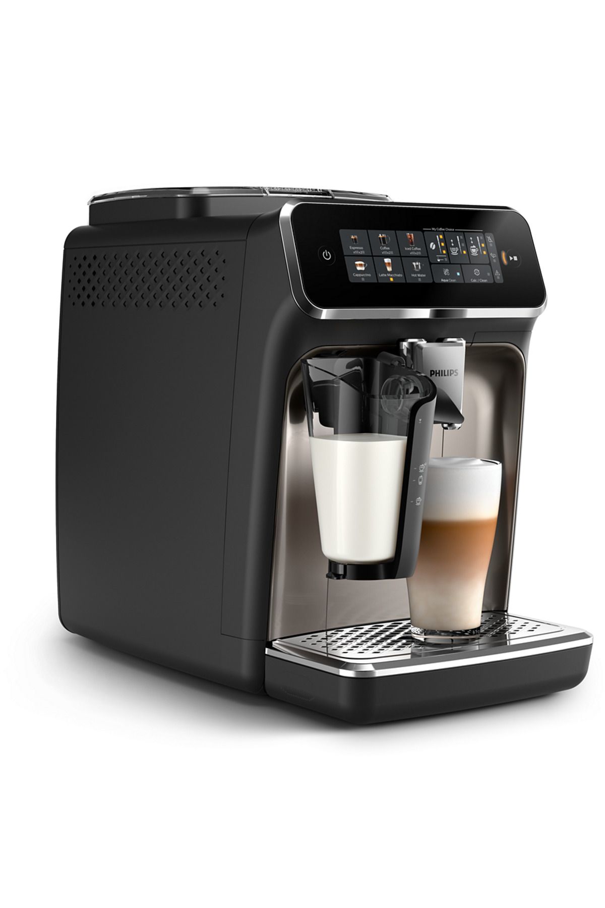 Philips-3300-Series Fully Automatic Espresso Machine,Black Chrome (EP3347/90) 3