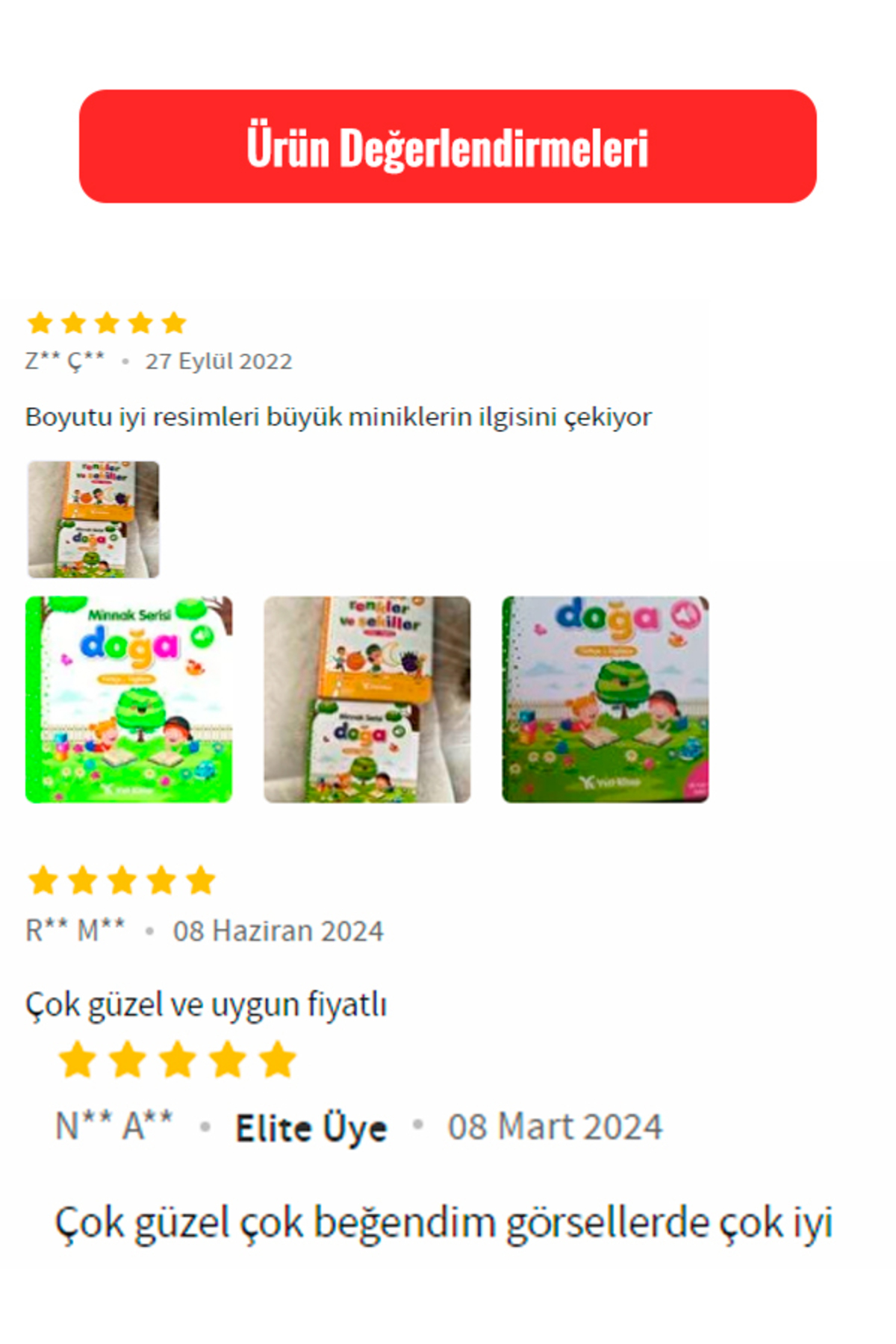 yeti kitap 0-3 Yaş Bebek Kitapları Seti Minnak Serisi 4 Kitap fotoğrafı 6 (önizleme)