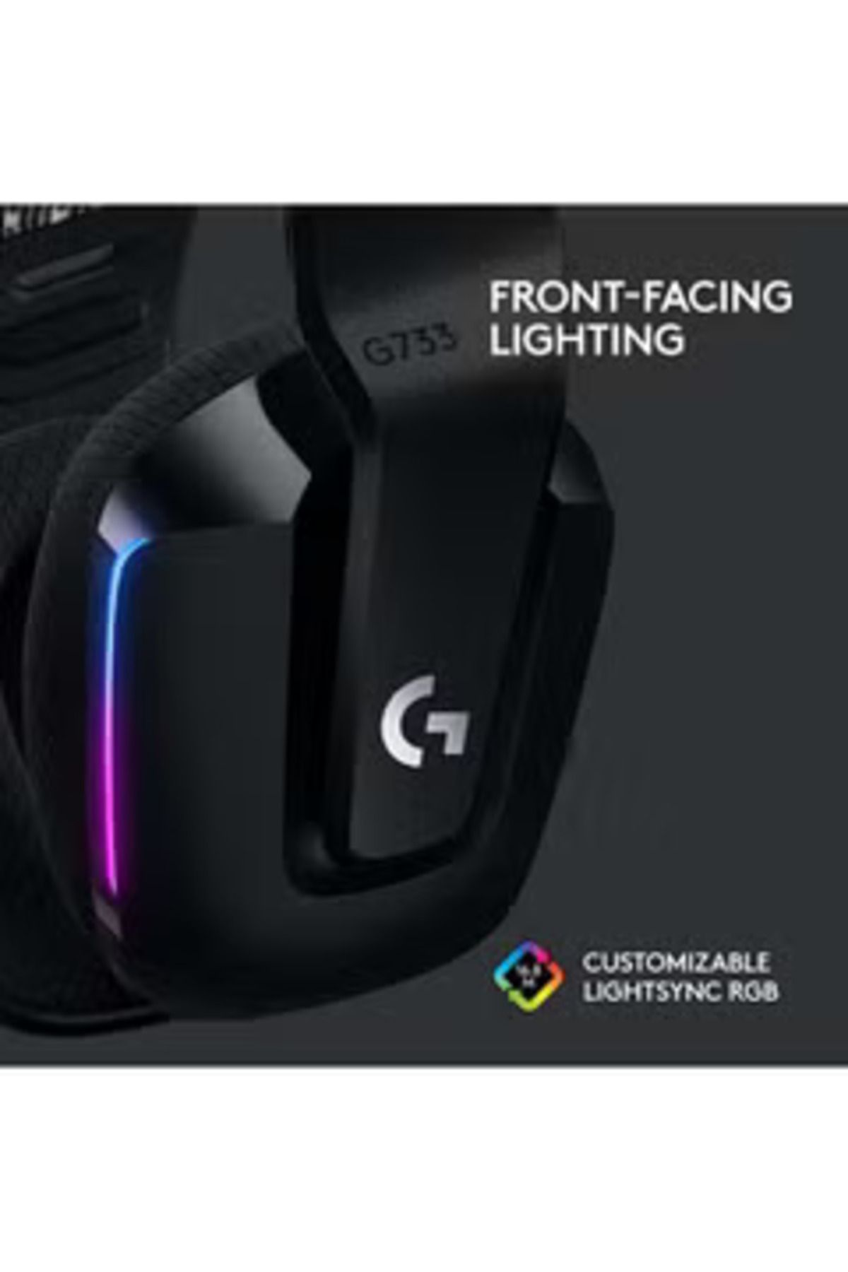 logitech-G733 لايت سبيد - أسود 4