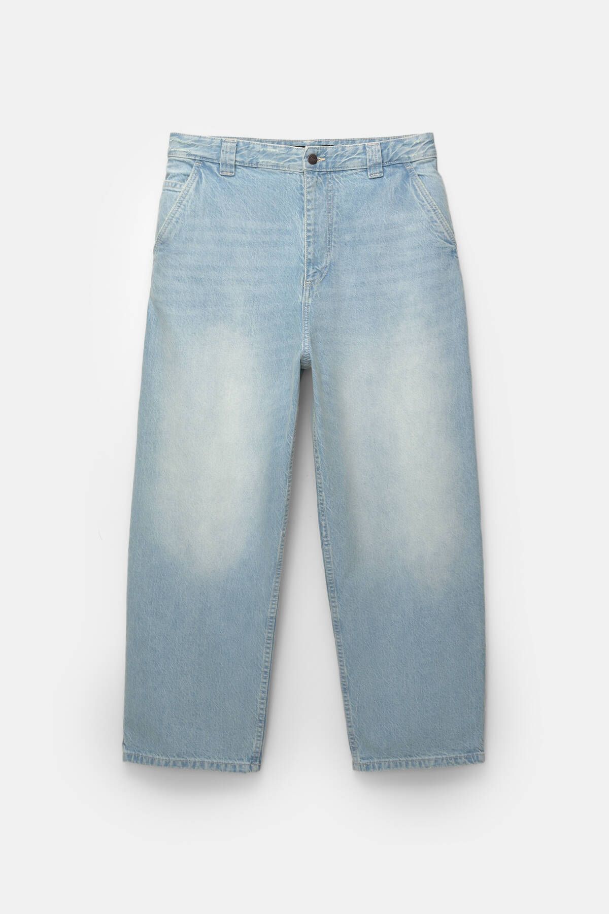 شلوار جین آبی مردانه اسکیت باز ژان اورجینال Pull Bear Pull & Bear