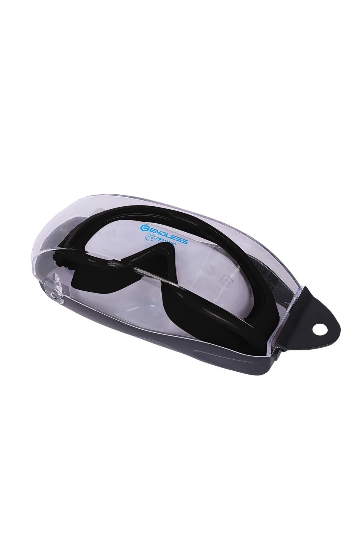 Endless-Premium Swimming Goggle with Anti-Fog & UV Protection | Black | Silicon, PU | More Visibility 1