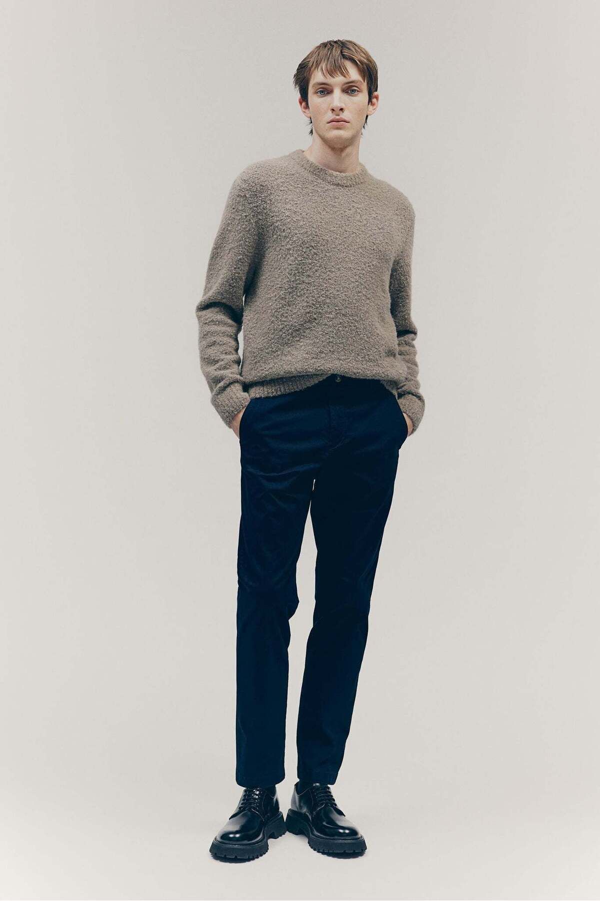 H&M-بنطال قطني ضيق 8