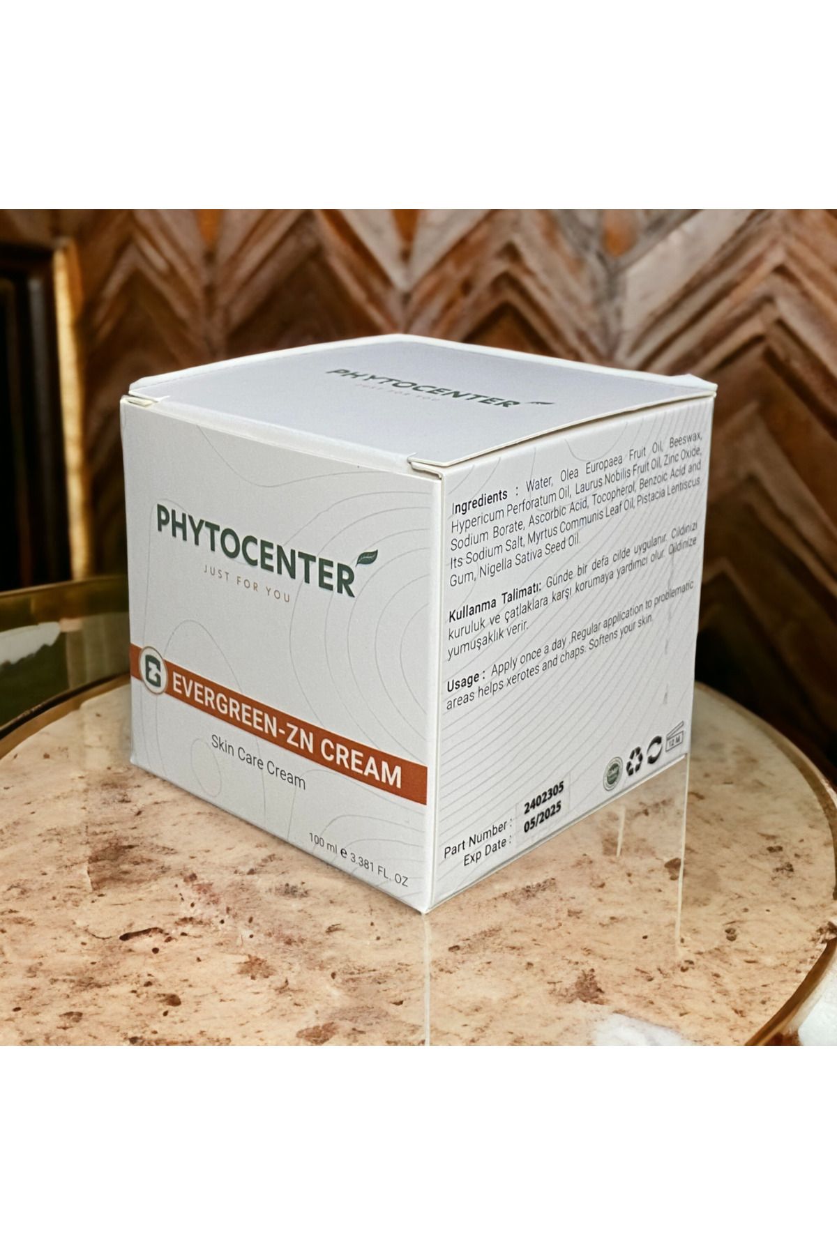 PHYTOCENTER-Evergreen-Zn Skin Renewal Care Cream - 100 ml 2