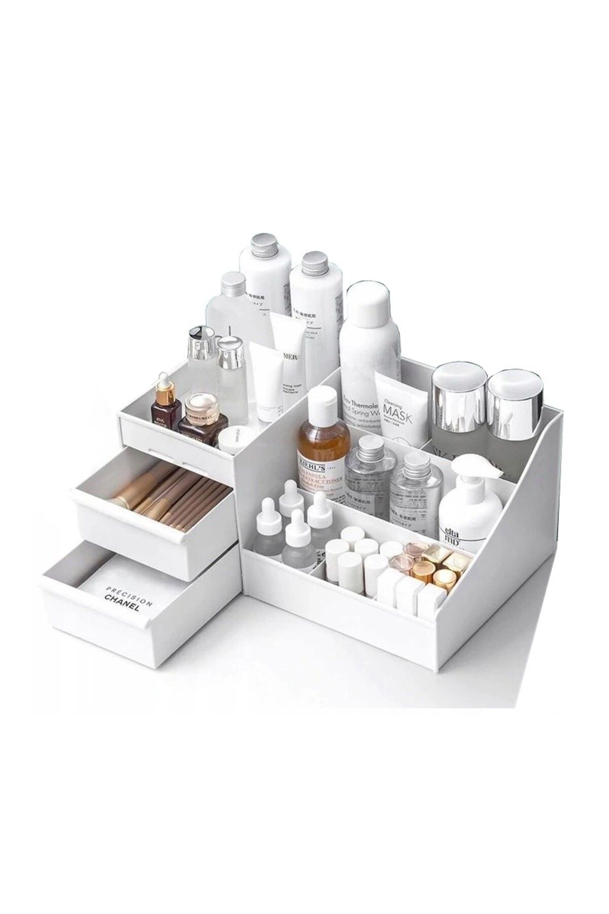 Others Ecarla Organizator For Cosmetics - Organizator Cosmetice Alb - One Size