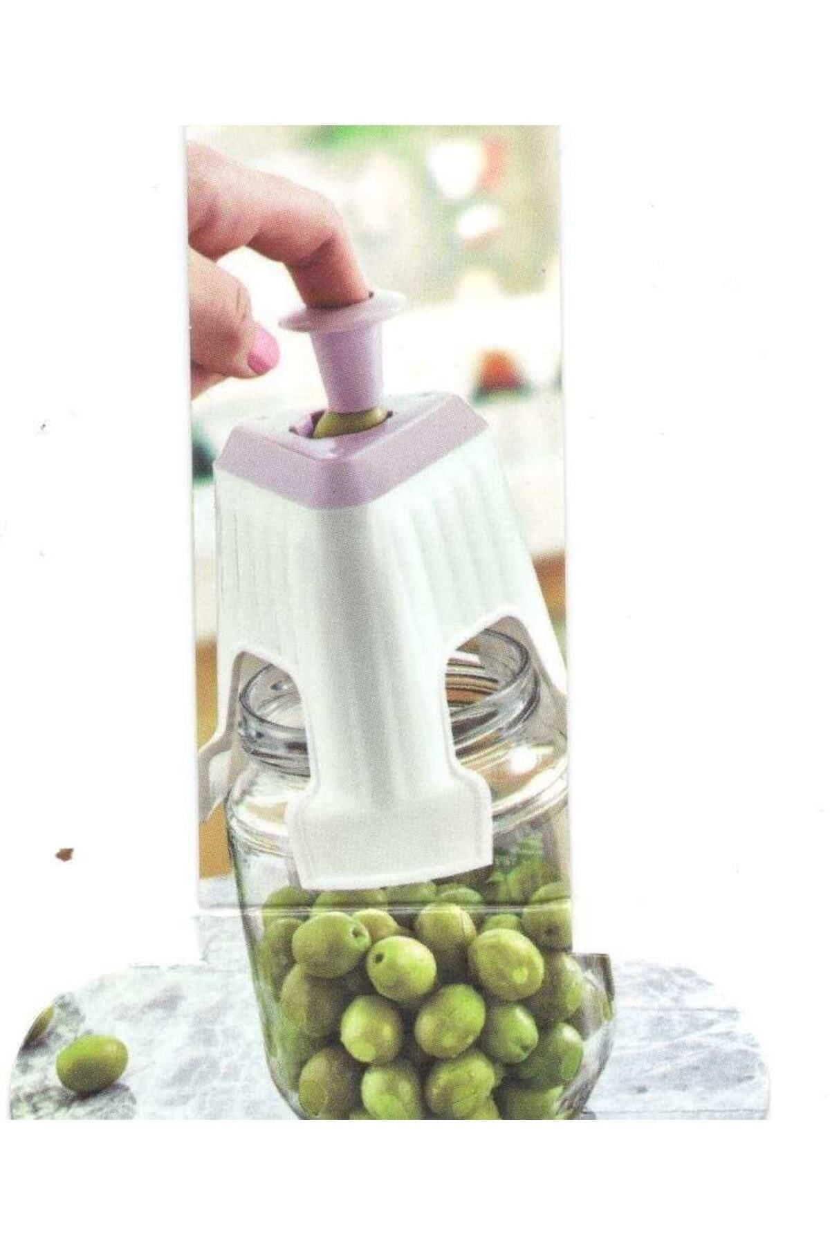 Mikasso Pratik Mutfak Gereçleri-zeytin Çizme Aparatı - Kesme Makinesi - Parmaklık Hediyeli-18399 Garantisiz