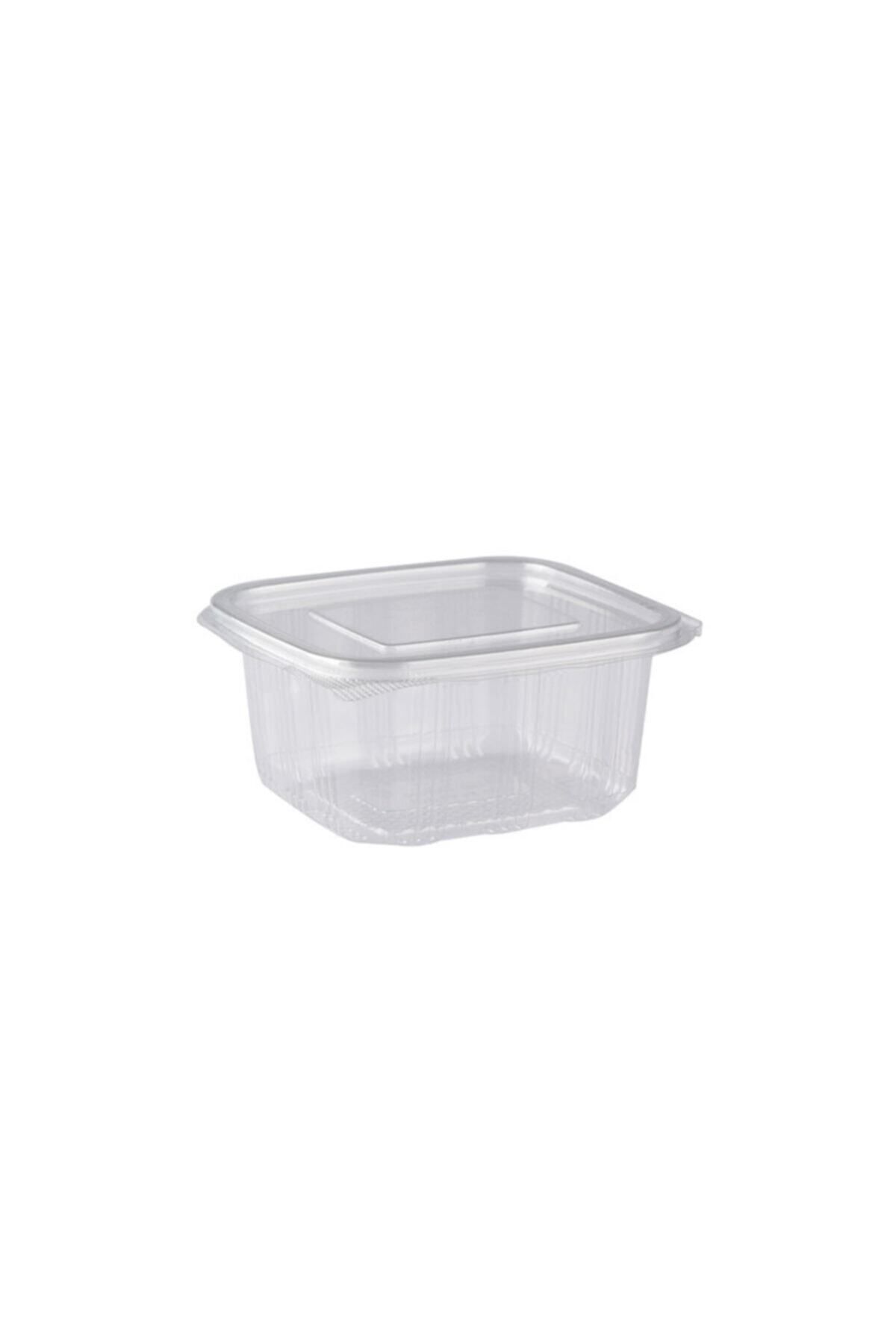 Mikasso Plastik Sızdırmaz Kap 375 Gr Cc 100 Adet 11 x 18 cm Turuncu