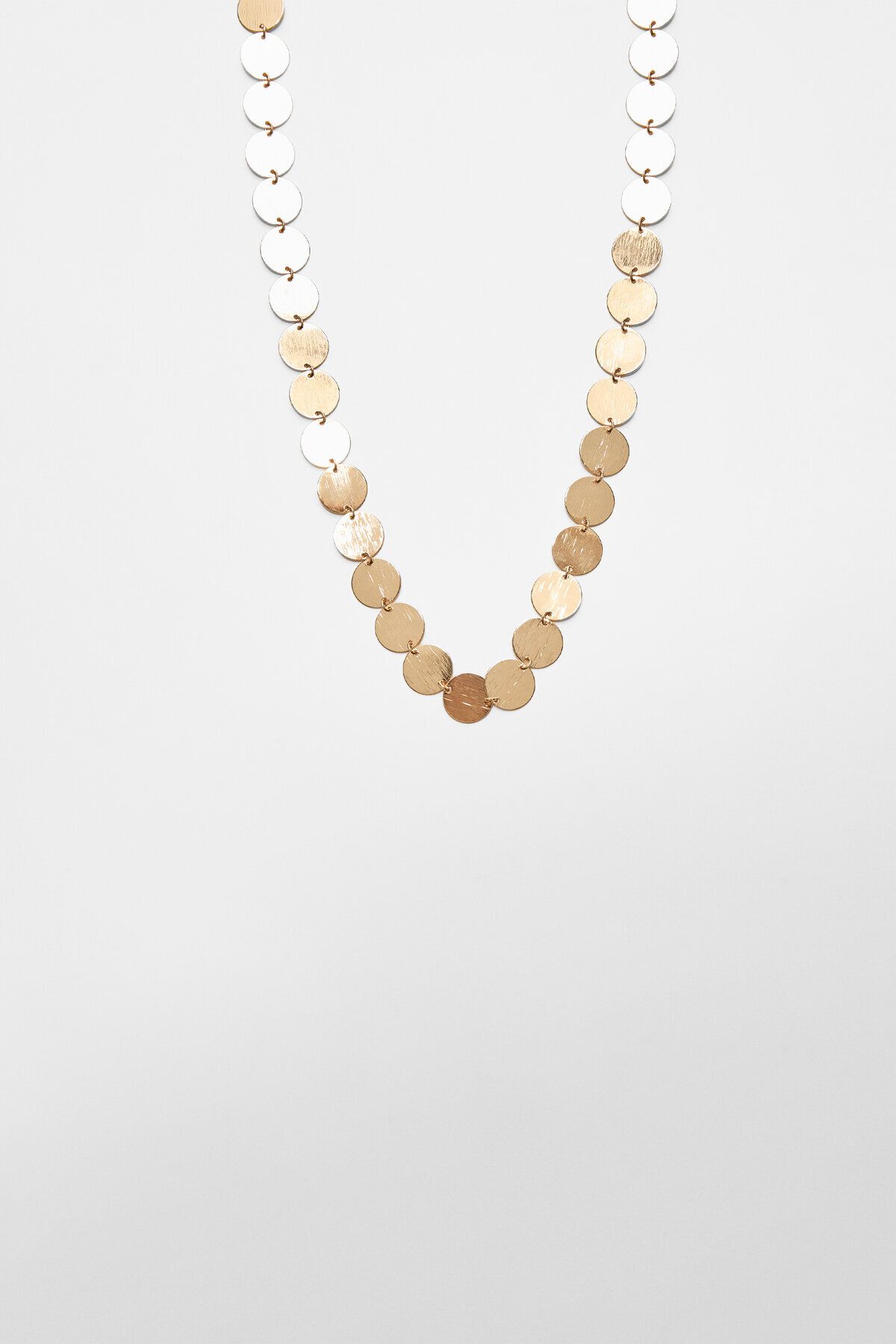 Stradivarius-Extra long coin necklace 1