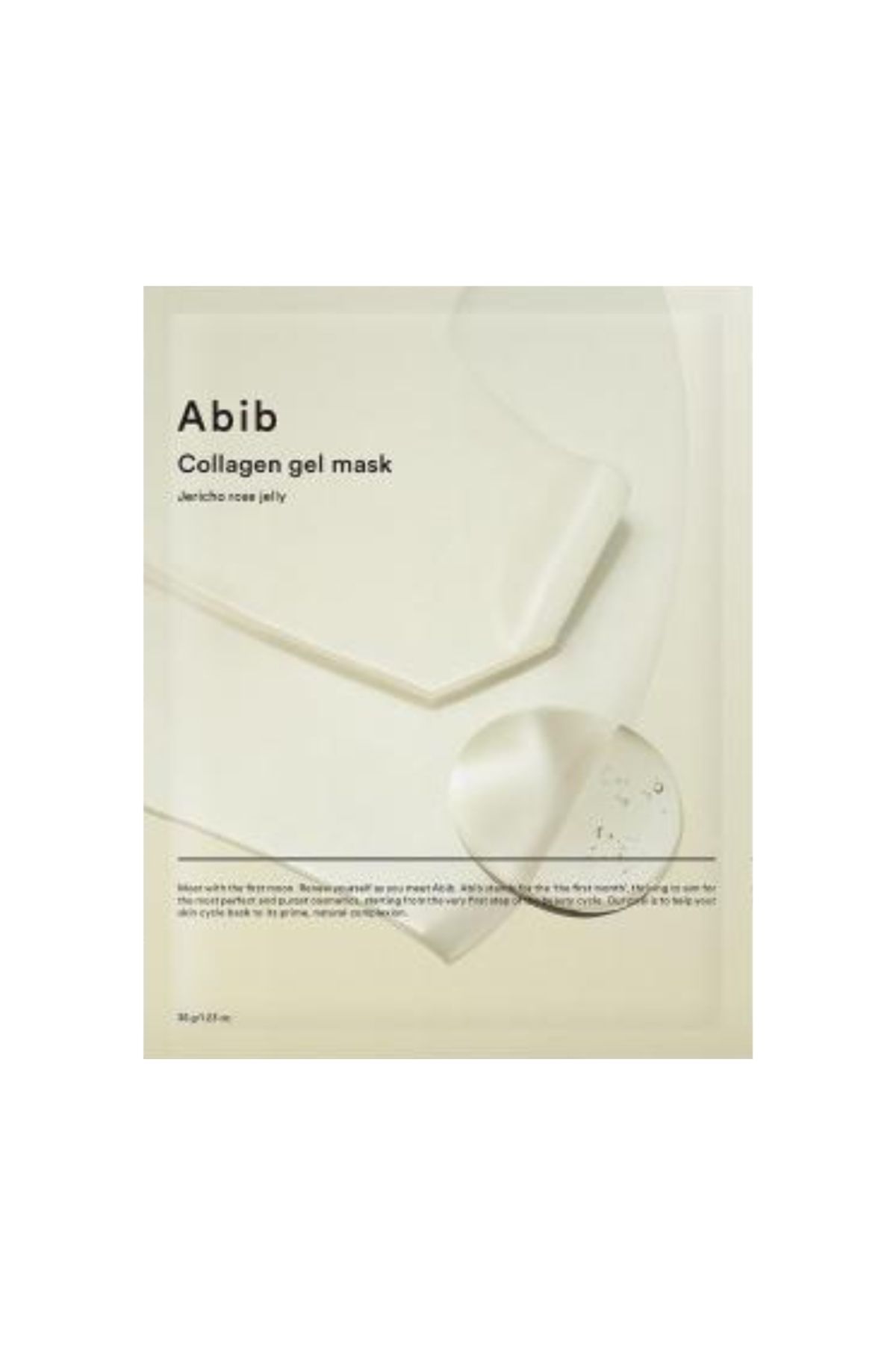 Abib Mască Cu Gel De Colagen Și Jeleu De Trandafir Jericho, 35g - One Size