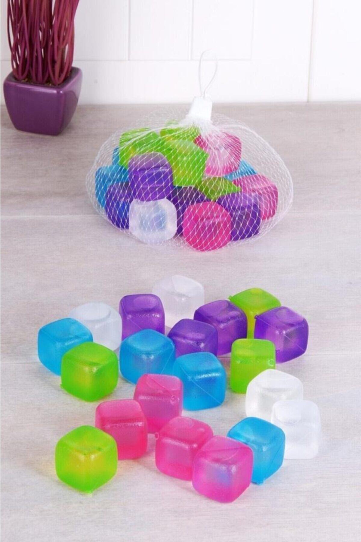 Refreshing And Colorful Inexhaustible Ice Cubes 20 Pcs