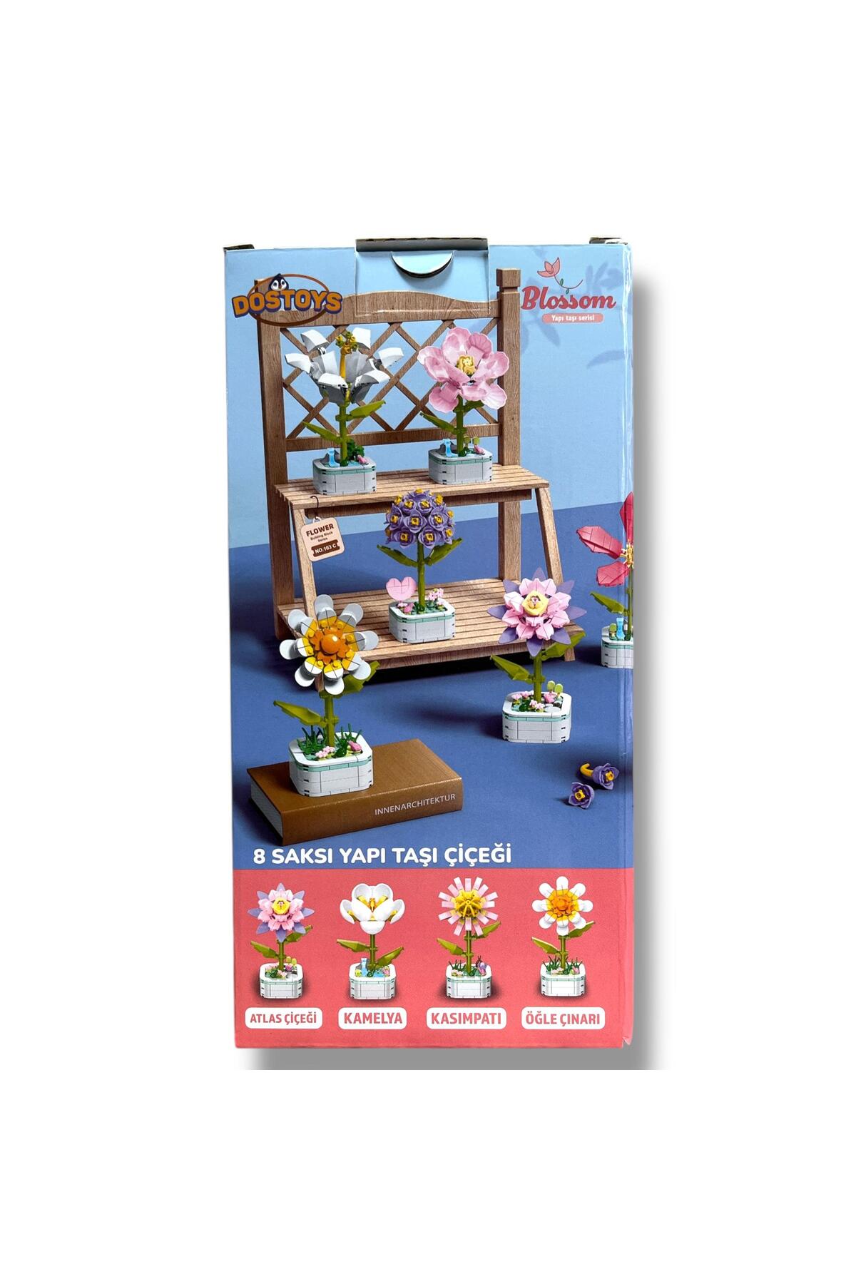 کیت ساختمانی اطلس گل ۱۶۲ تکه – اسباب‌بازی ساختمانی واقع‌گرایانه و تزئینی