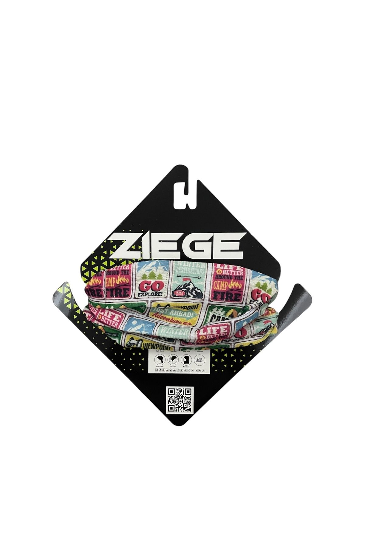 Ziege-Unisex Outdoor Buff Motorcycle Bandana - Multi-Purpose Neck Collar Beanie 2