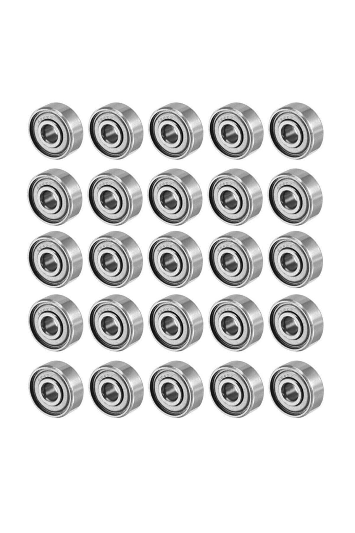 Mikasso 10 Adet 624zz Mikro Rulman, Metal Mühürlü Çok Amaçlı Bilya, 3d Yazıcı Rulmanı - 4x13x5 Ölçülerinde M