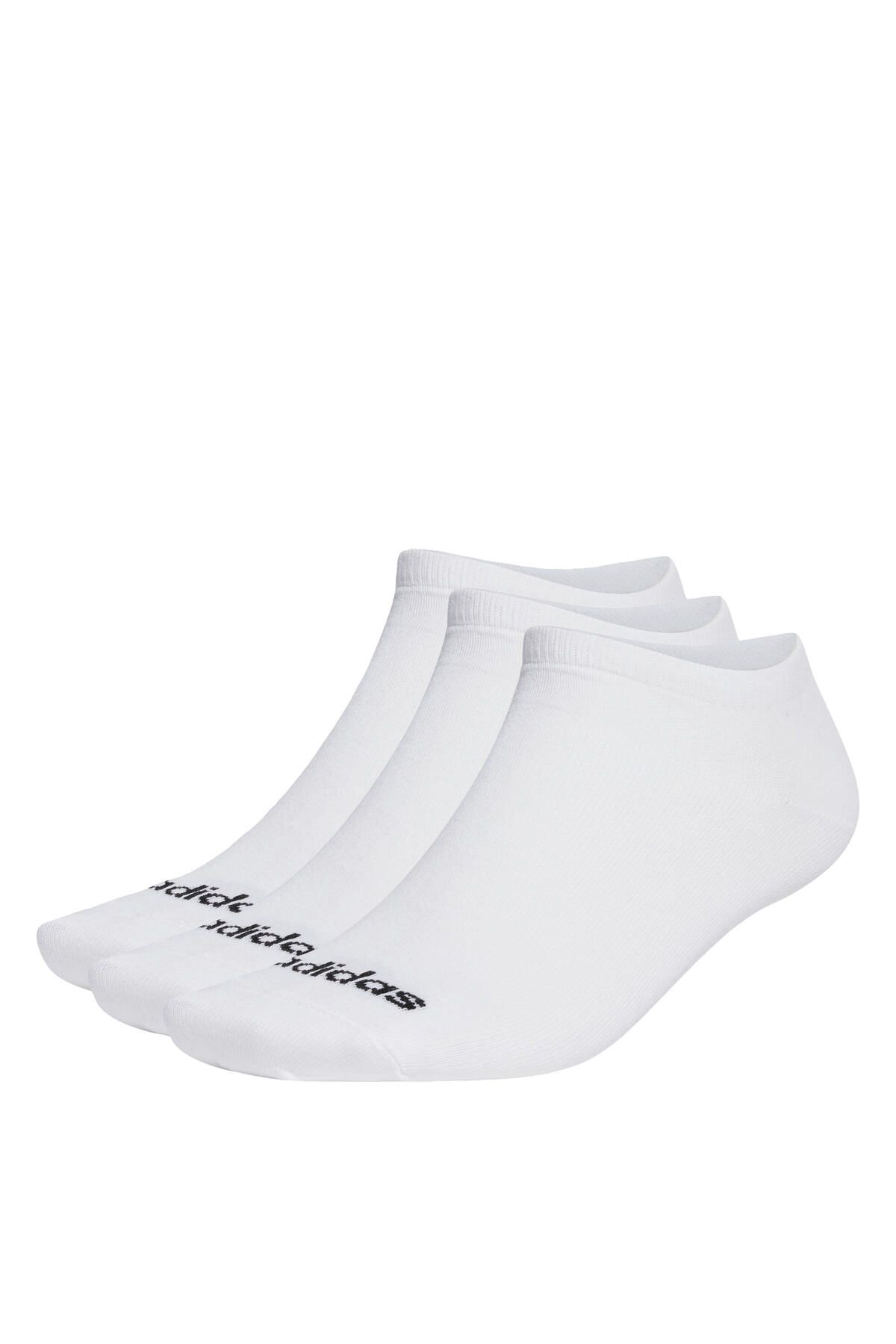 adidas-3 Pairs Thin Linear Ankle-Less Socks Set 2