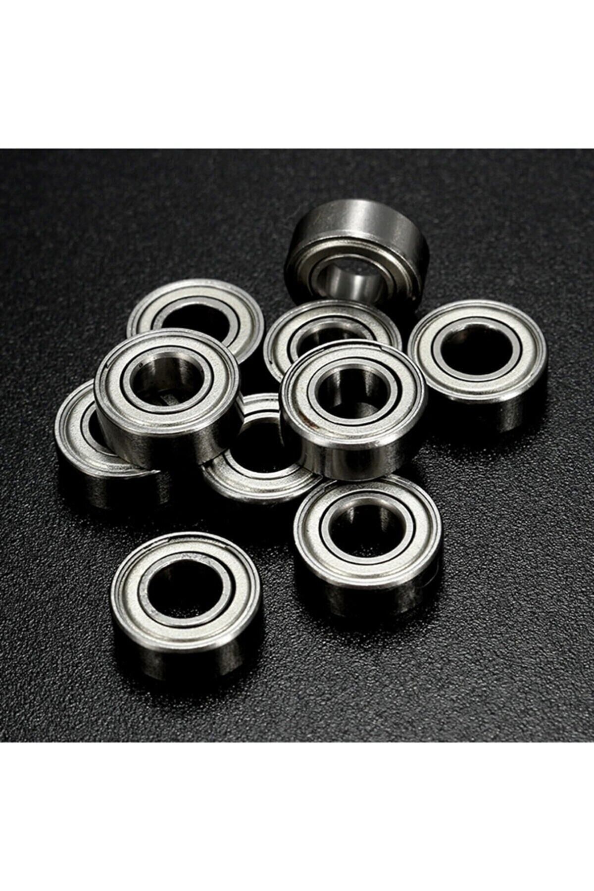 Mikasso 5 Adet 608zz Rulman - Metal Mühürlü Çok Amaçlı Bilye Rulman - Ölçüleri 8x22x7 Metal