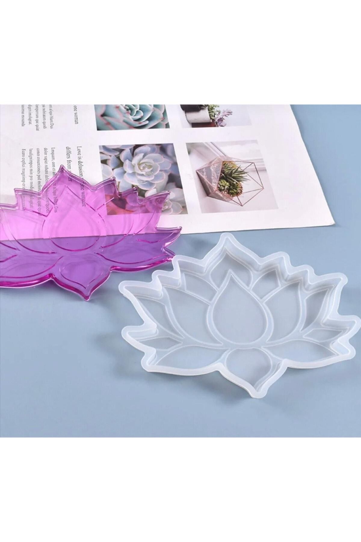 Mikasso Epoksi Silikon Lotus Bardak Altlığı