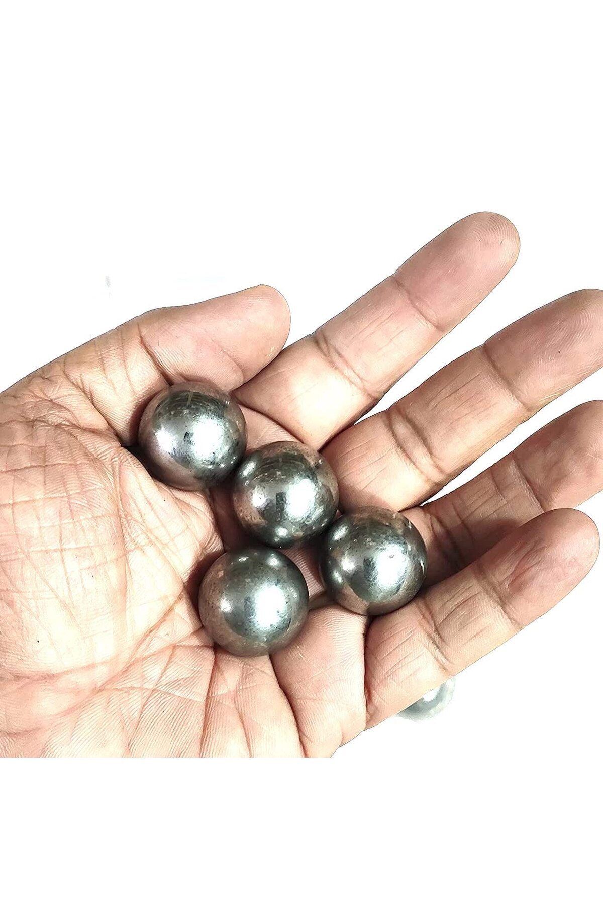 Mikasso 5 Adet 25mm Çelik Bilya - Çok Amaçlı Bilye - Tane Demir Misket Rulman Metal