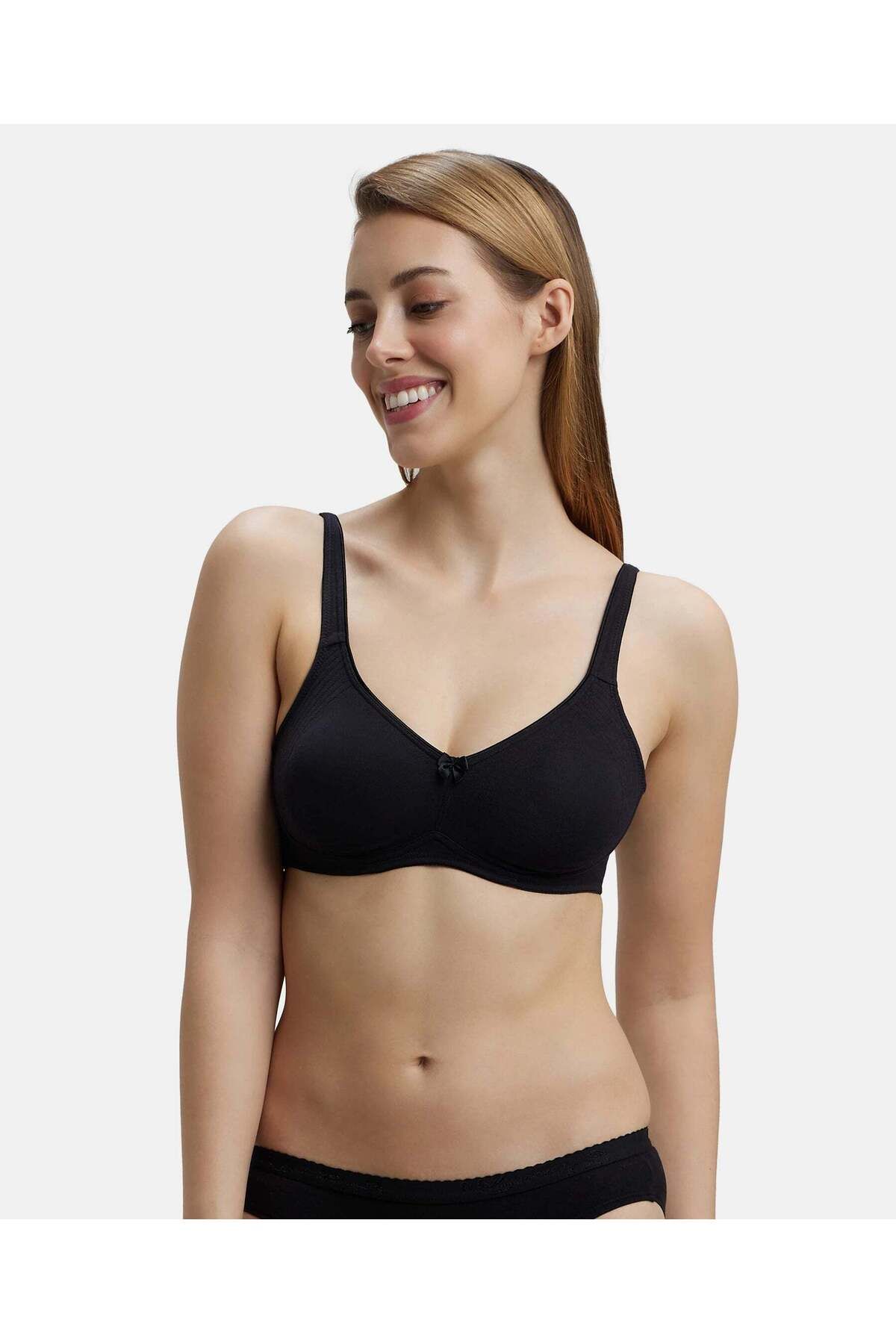 JOCKEY-Essence Coverage Shaper Bra - 1250-01 Black 3