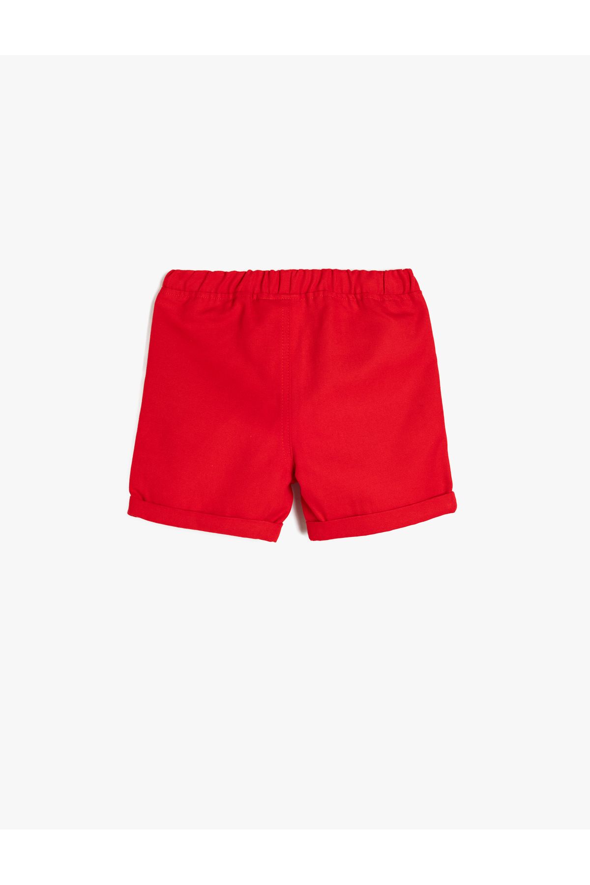 Koton-Basic Shorts with Cotton Pocket Detail and Elastic Waist 2