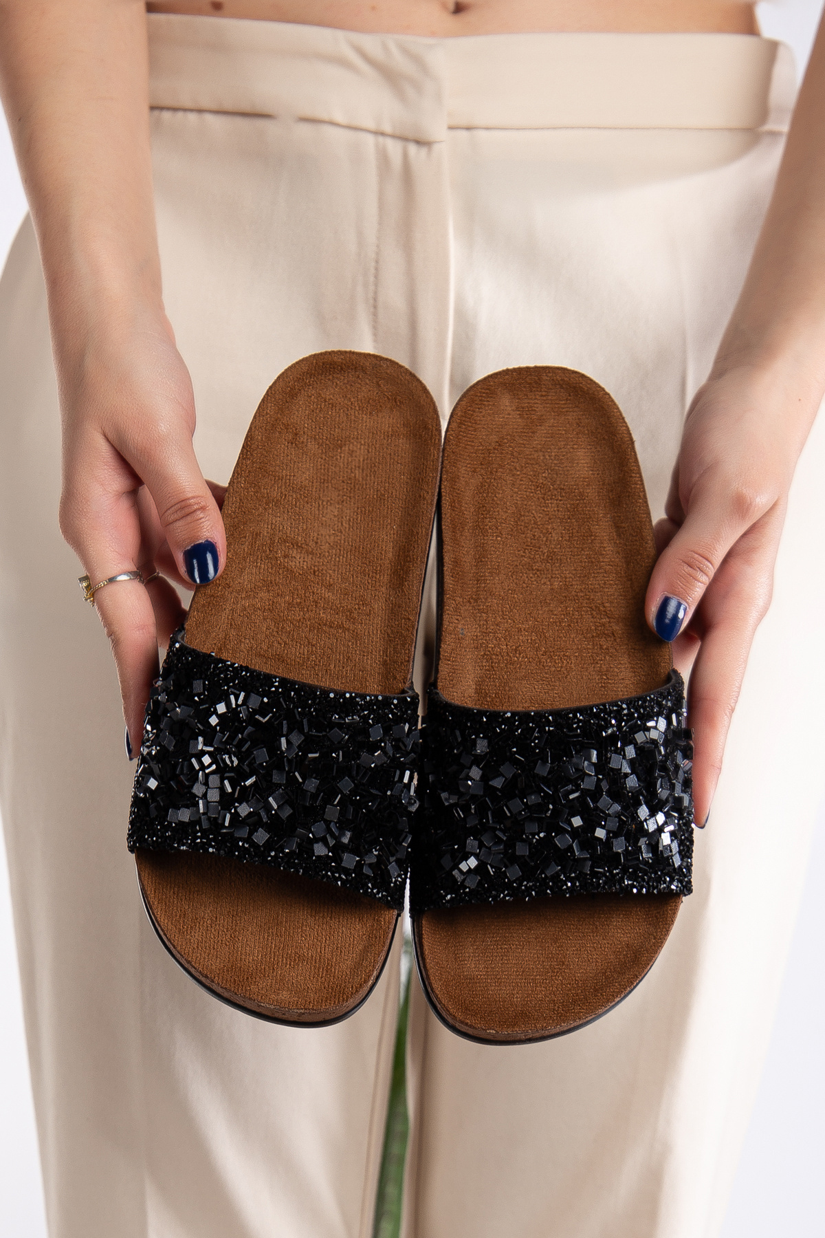 Slipcat-Pien Flat Gova Buckle Stylish Daily Full Orthopedic Slippers 2