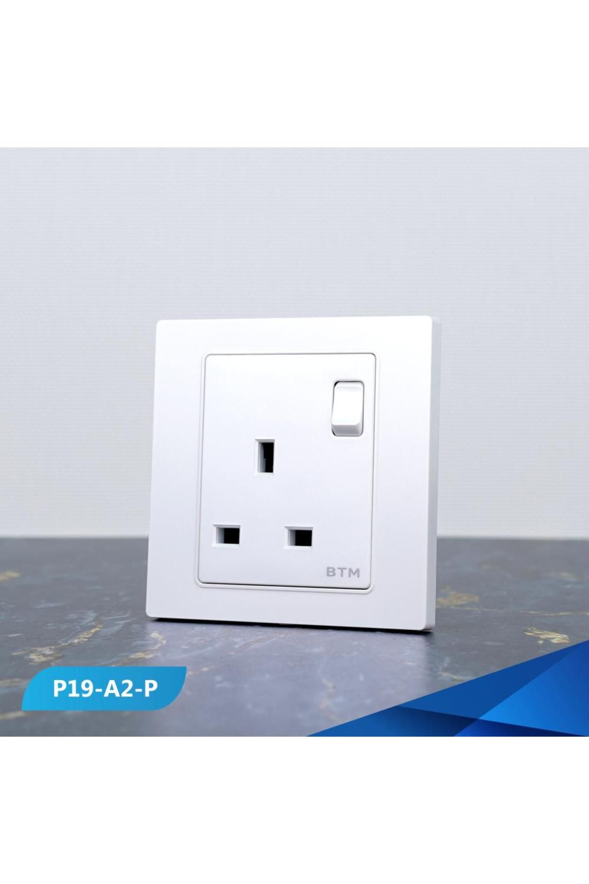 Btm-13 amp socket with color switch -2 pieces 2