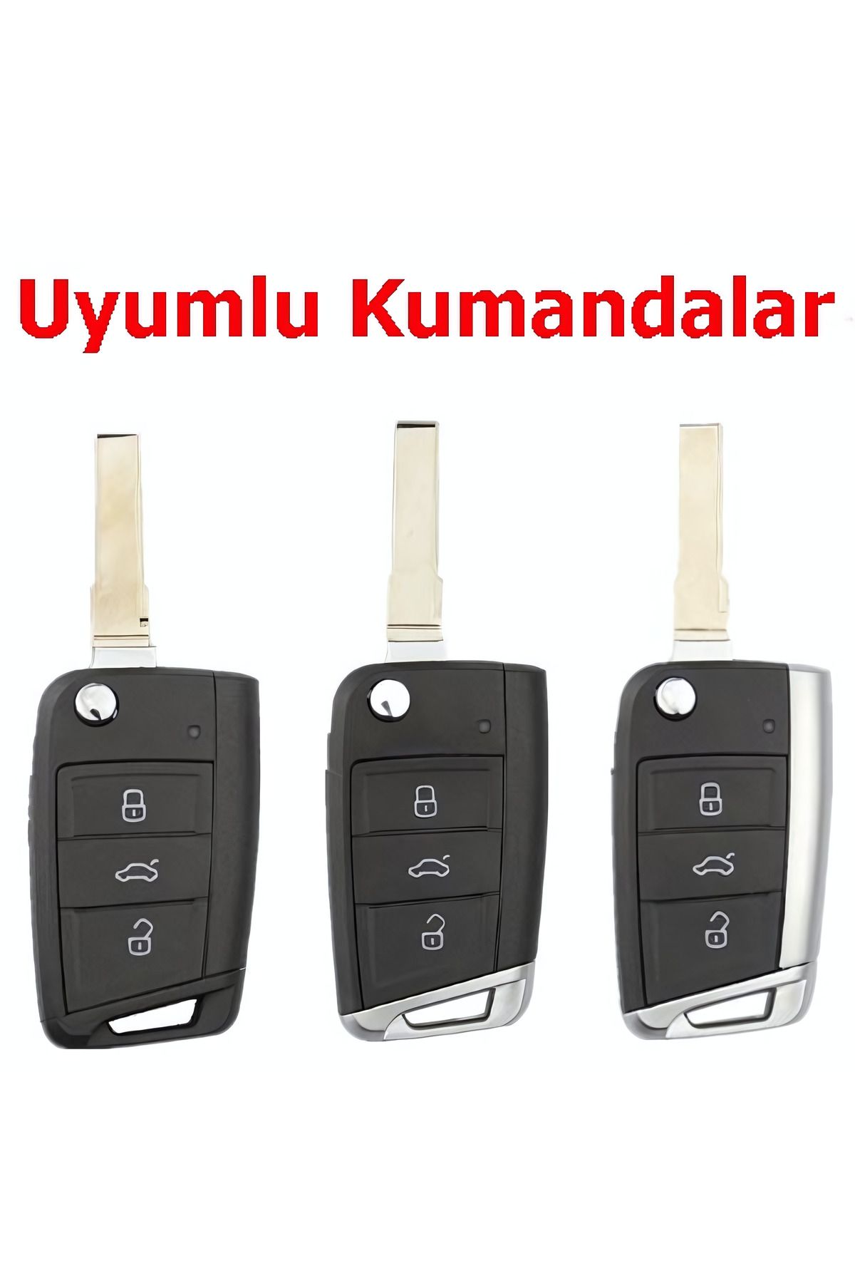 Kasey-Black Polo 6 Golf 7 Octavia Leon Mqb Nano Key Case - Auto Keychain Control Case 5