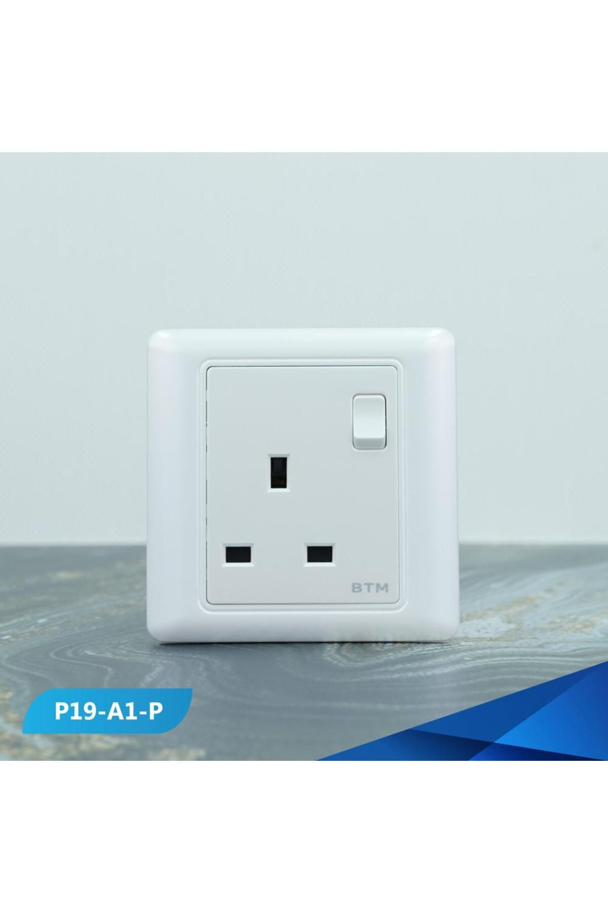 Btm-13 amp socket with twisted colored switch -10 pieces 1