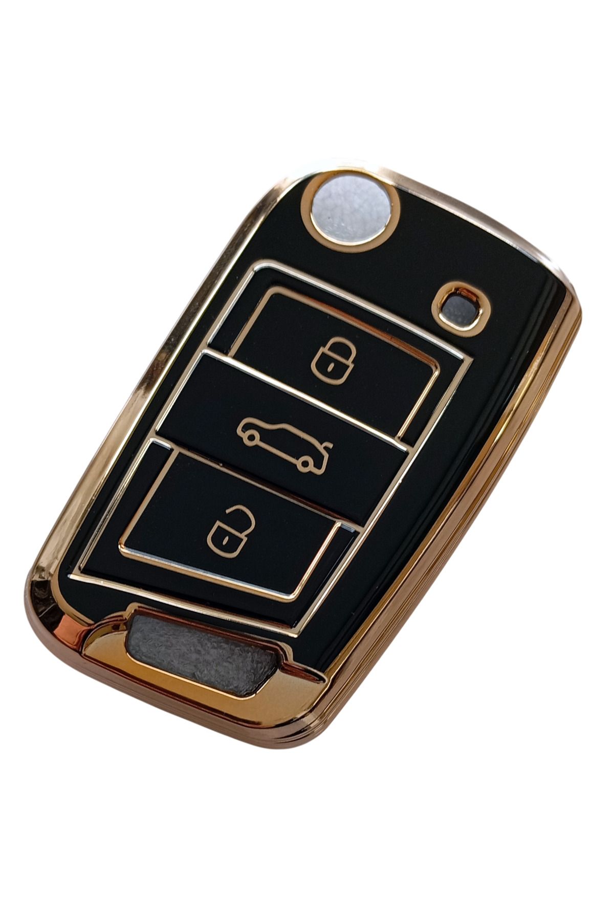 Kasey-Black Polo 6 Golf 7 Octavia Leon Mqb Nano Key Case - Auto Keychain Control Case 3