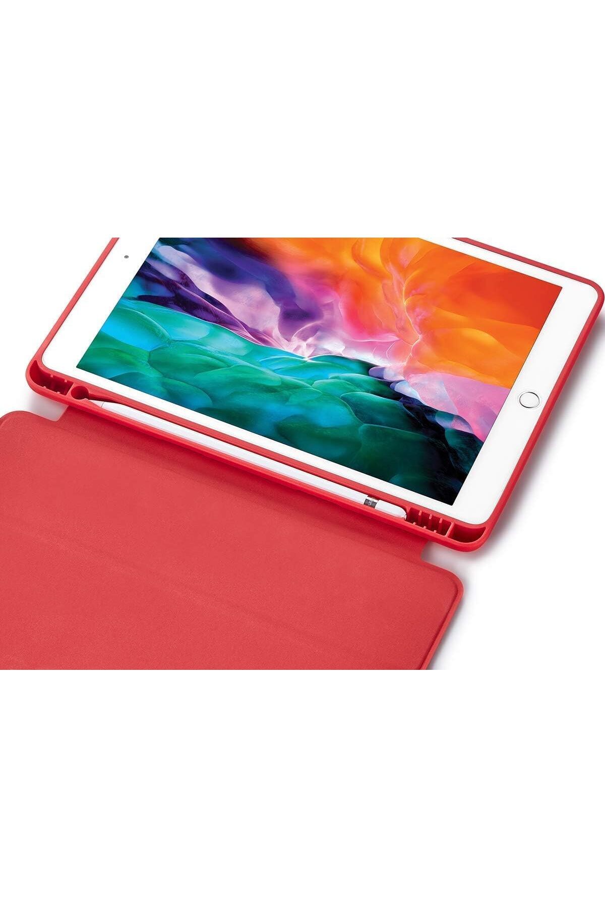 AWH-Case for iPad 10.2 Inch 9th/8th/7th Gen (2021/2020/2019) with Pencil Holder, Red 6