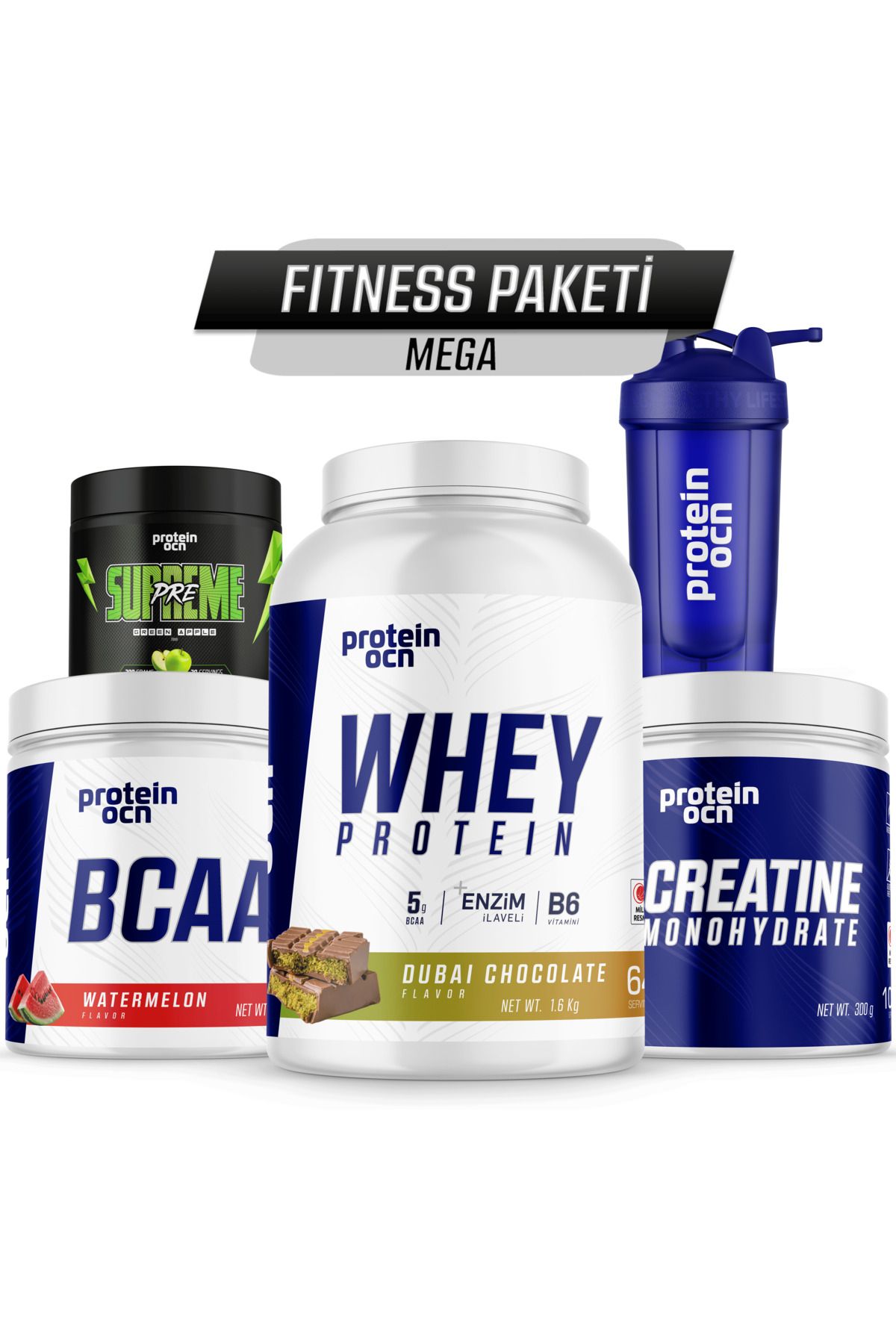 Proteinocean Fıtness Paketi Mega - Dubai Çikolatası Karpuz