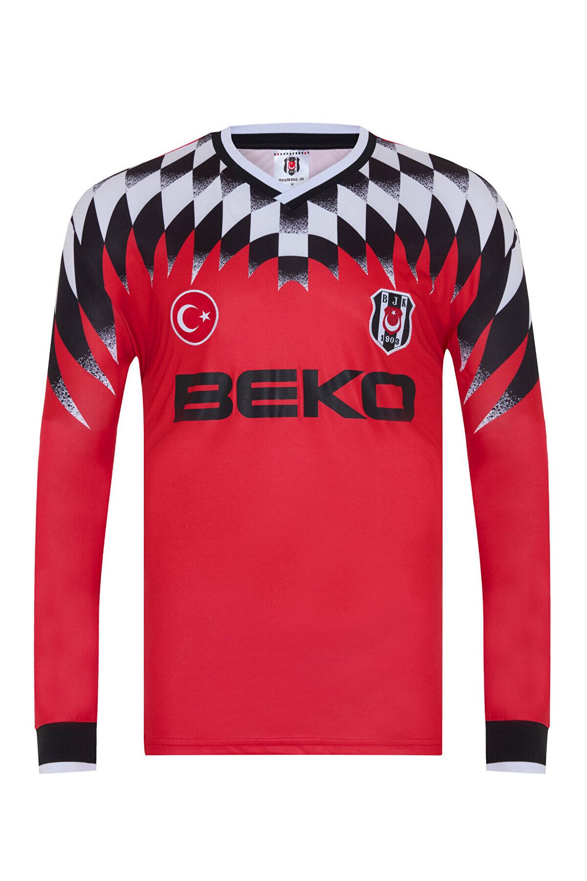 Kartal Yuvası BEŞİKTAŞ RETRO BEKO UZUN KOL KIRMIZI FORMA