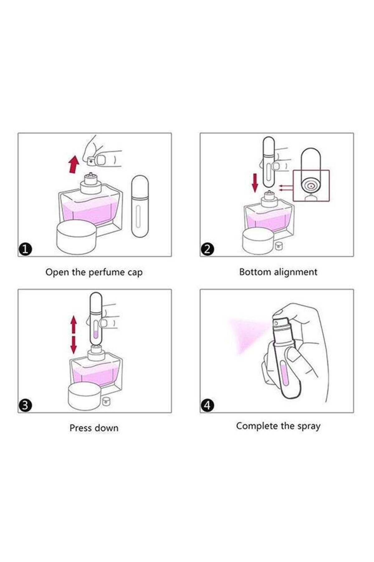 Generic-Portable Refillable Perfume Spray Bottle 5ml 4