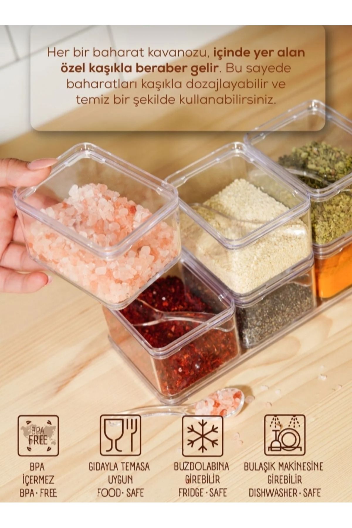 Soft Chef-Acrylic Spiceware Storage Container Refrigerator Organizer 4