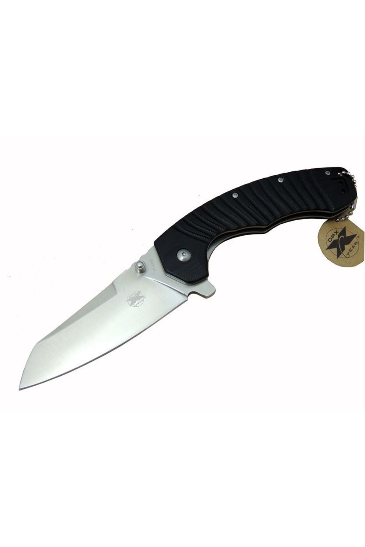 Easy Tedarik DPX Gear Kunamy KI 4450 BK Outdoor Çakı 23 cm - Kaymaz Sap, Otomatik, Kılıflı