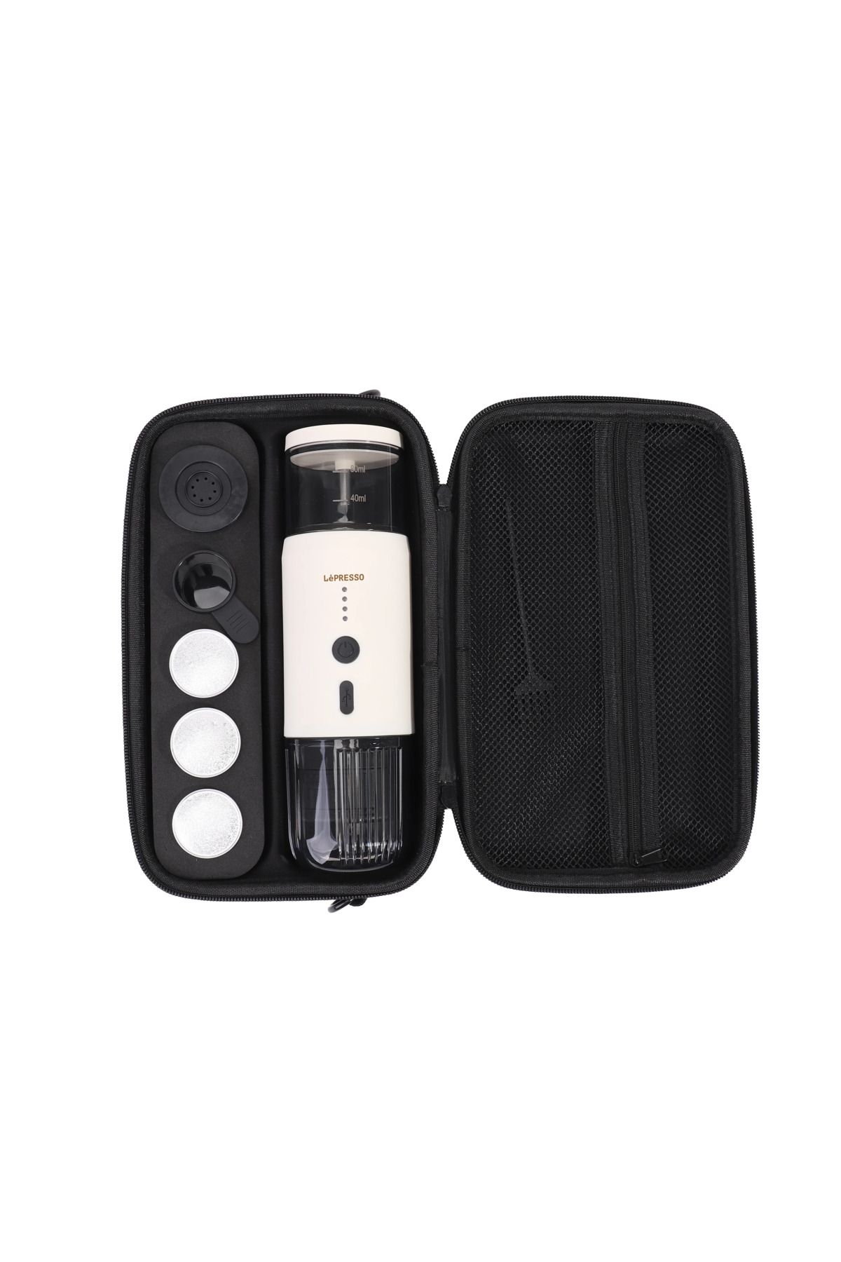 Lepresso-Portable Espresso Machine With Thermal Meter - White 5