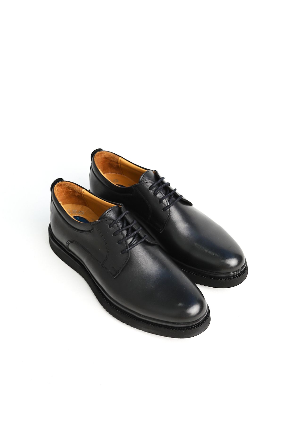 کفش های کلاسیک مردانه سیاه چرمی واقعی Greyybull Shoes