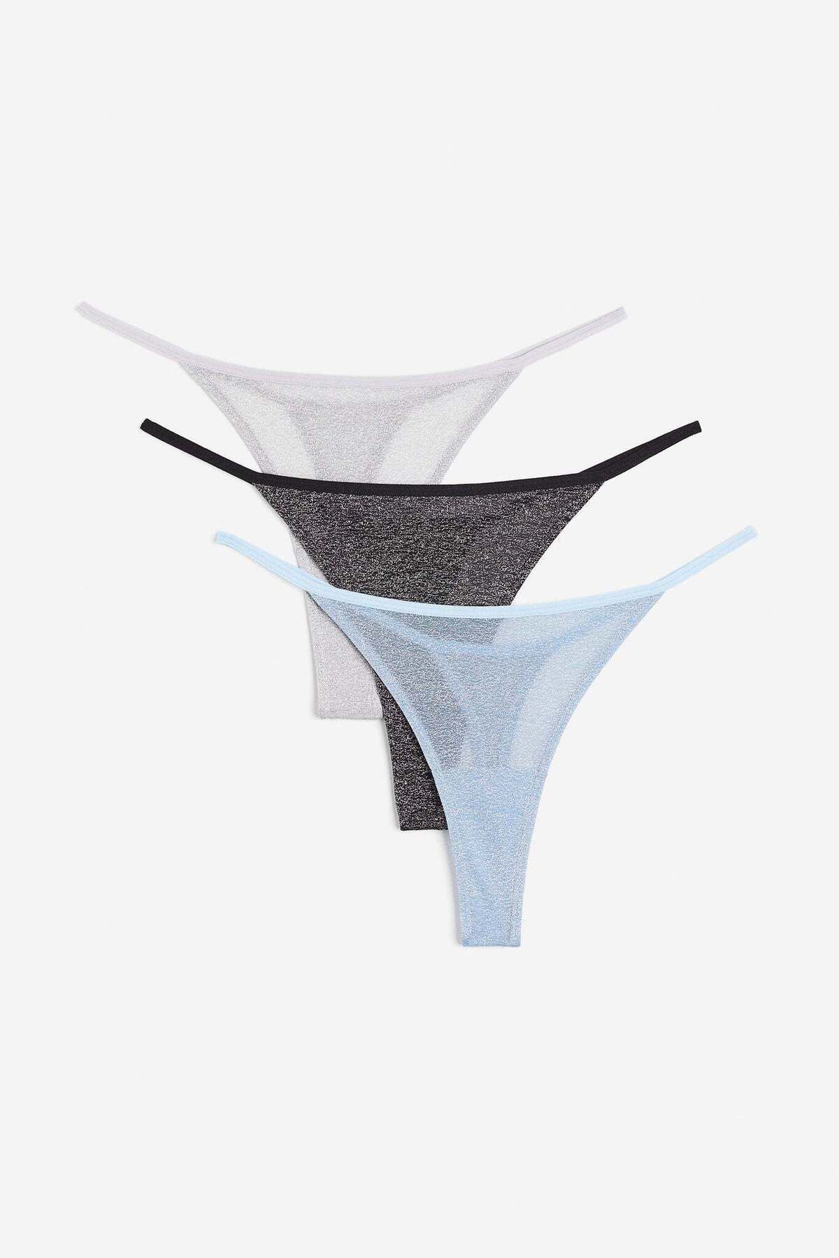 H&M-3-pack cotton thong briefs 2